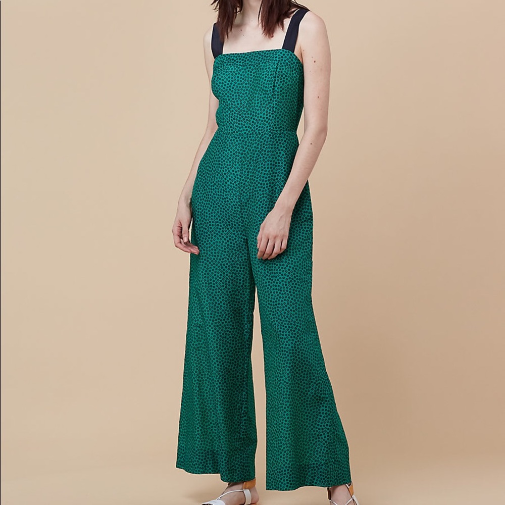 Diane von furstenberg wide leg jumpsuit